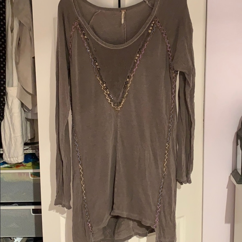 Free people long sleeve shirt